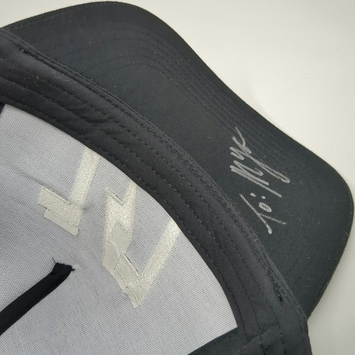 OTTO Warren Zeiders Signed Trucker Hat Black OS Autographed Mesh Snapback Bolt