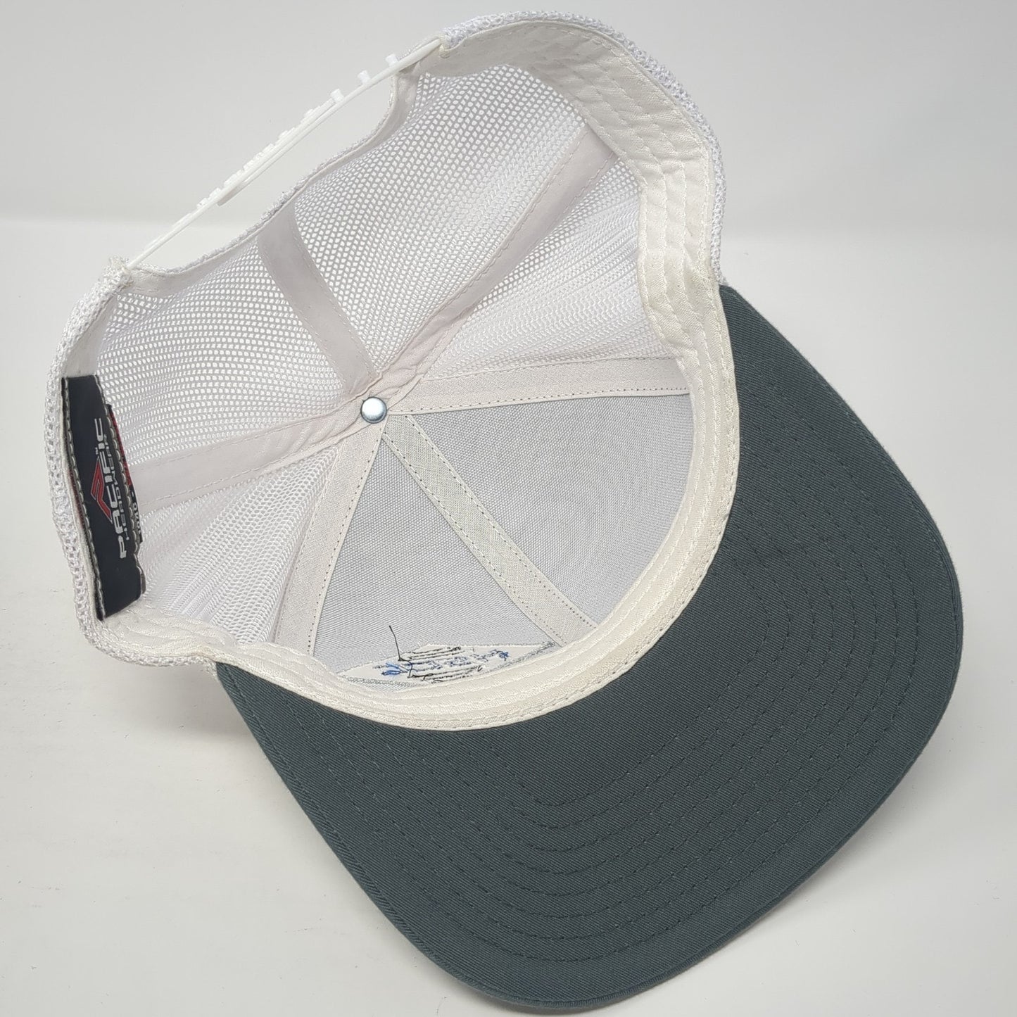 HSCC N&S Contractors LLC Snapback Trucker Hat Gray One Size Mesh Back