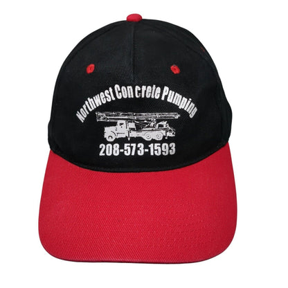 Northwest Concrete Pumping Strapback Hat Multicolor One Size Cobra