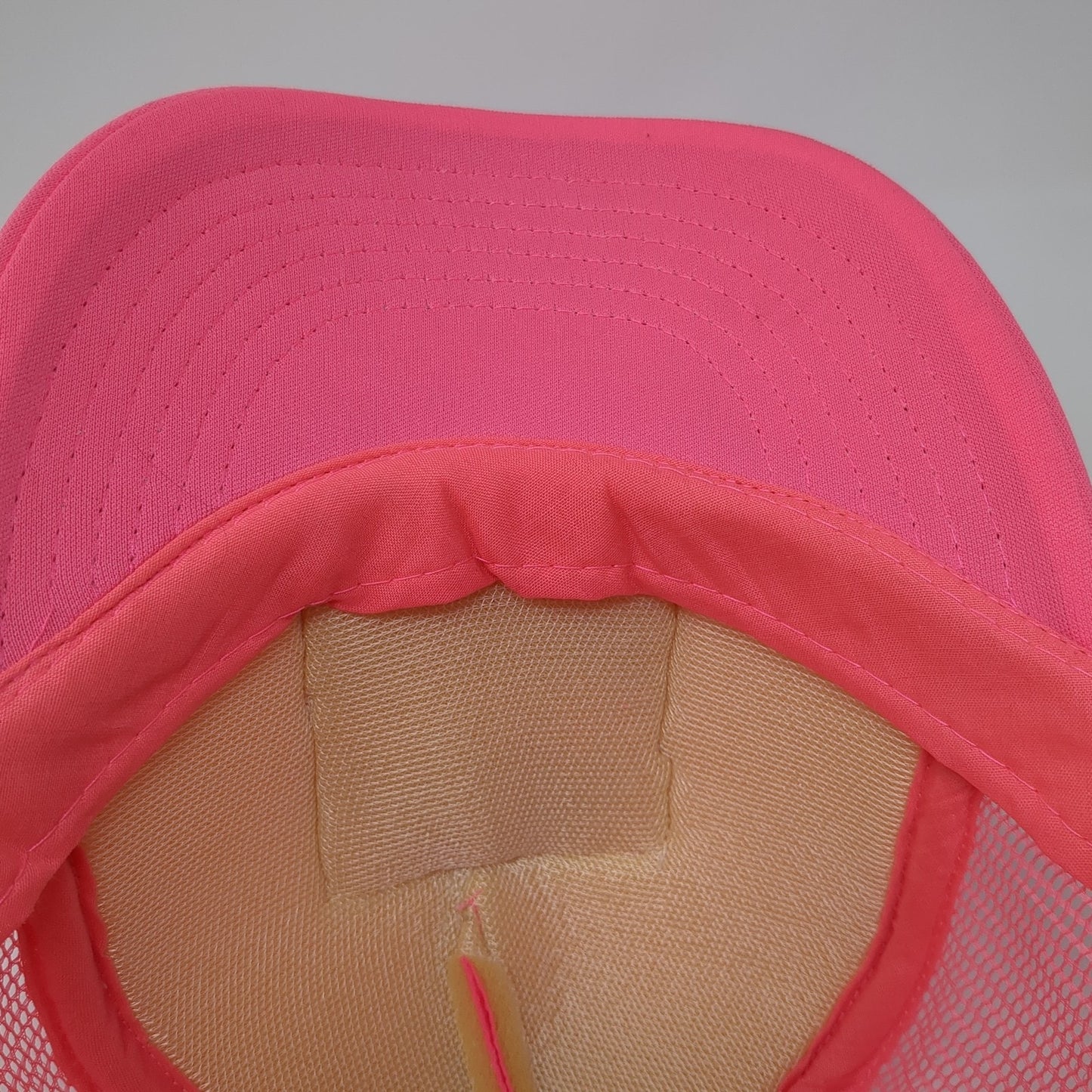 Strange Love Snapback Trucker Hat Pink One Size Adjustable Mesh Back Cobra