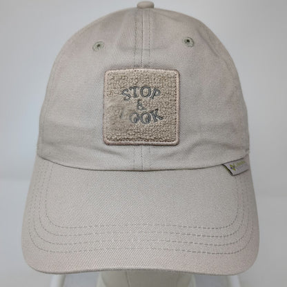 Columbia Baseball Cap Beige One Size Stop & Look Textured Patch Strapback Hat