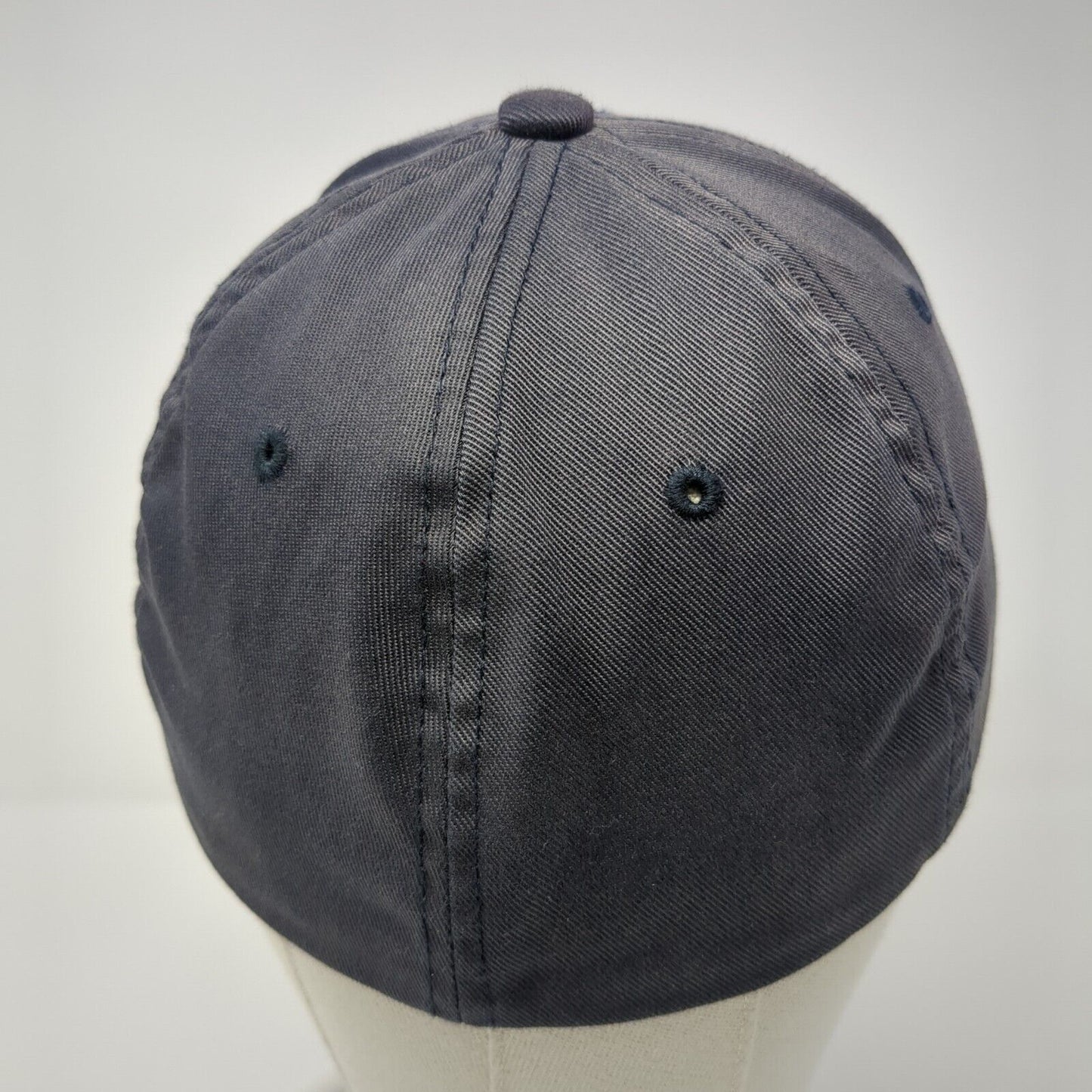 RIP On Police Fitted Hat Blue S/M Flexfit Embroidered Vented Holes Yupoong