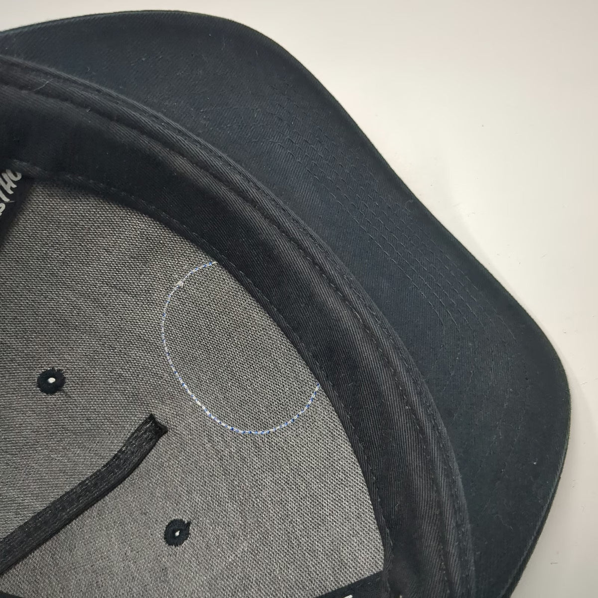 Fasthouse 5 Panel Black One Size Snapback Patch Checkered Flag Logo Moto Hat