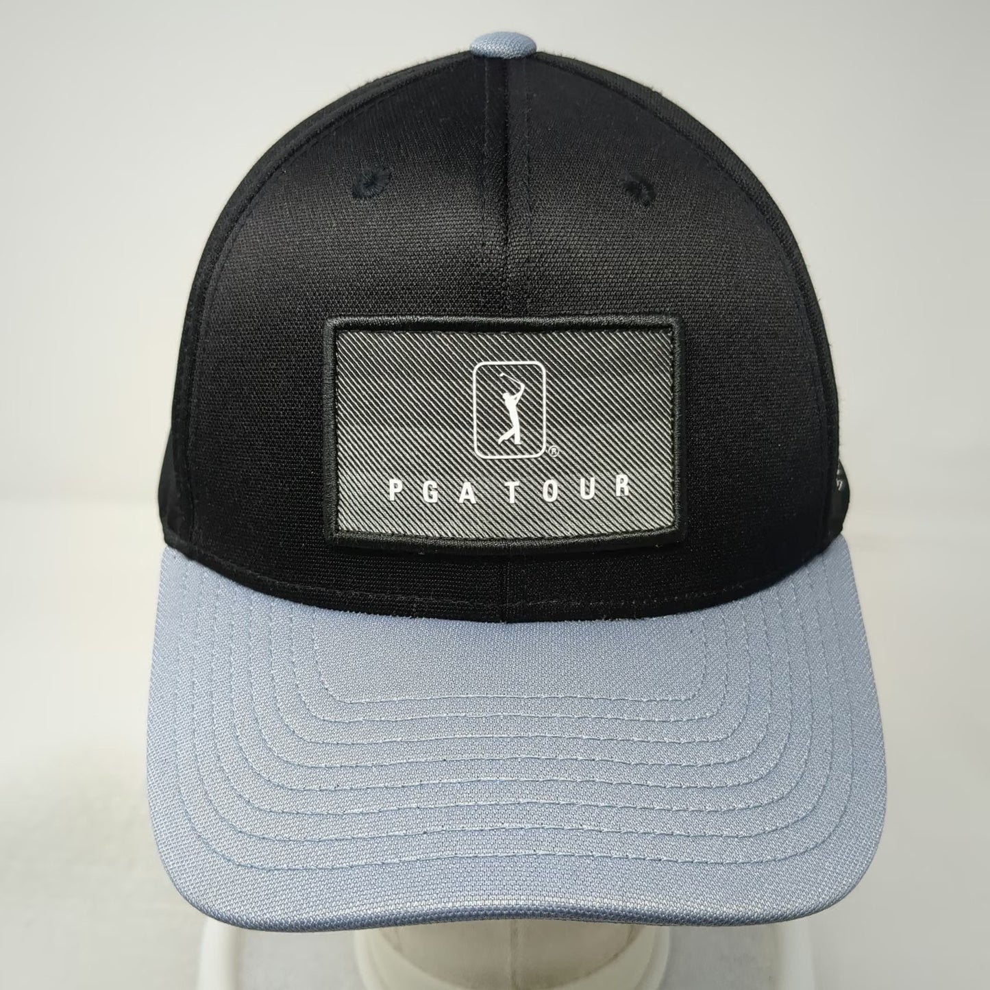 PGA TOUR Baseball Cap Black One Size ProSeries Performance Strapback Hat Blue