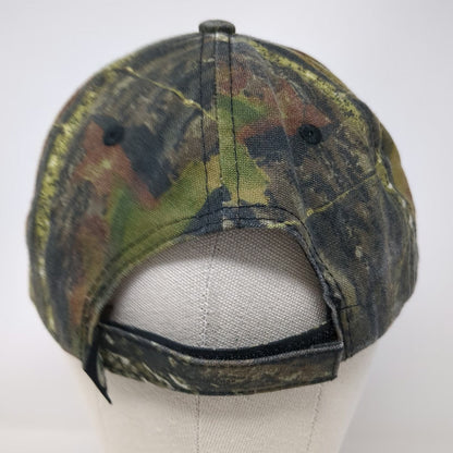 Port Authority Baseball Cap Green One Size Camo Clarendon Strapback Hunting Hat