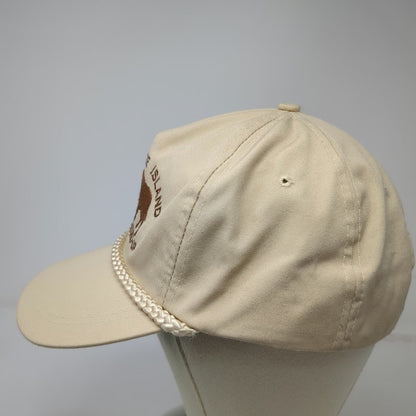 Sportcap Supreme 5 Panel Beige One Size Hat Antelope Island Bison Round-Up Rope