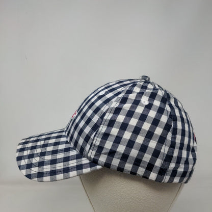 Vineyard Vines Slideback Hat Multicolor OS Adjustable Checkered Embroidered