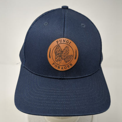 Fungi For Ager Snapback Trucker Hat Blue OS Adjustable Mesh Back Richardson