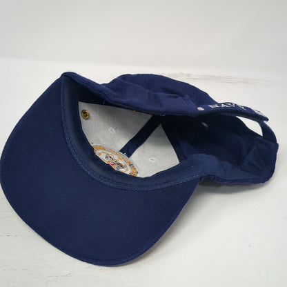 Retired Scrambled Eggs Baseball Cap Blue One Size US Navy Flag Pin Military hat