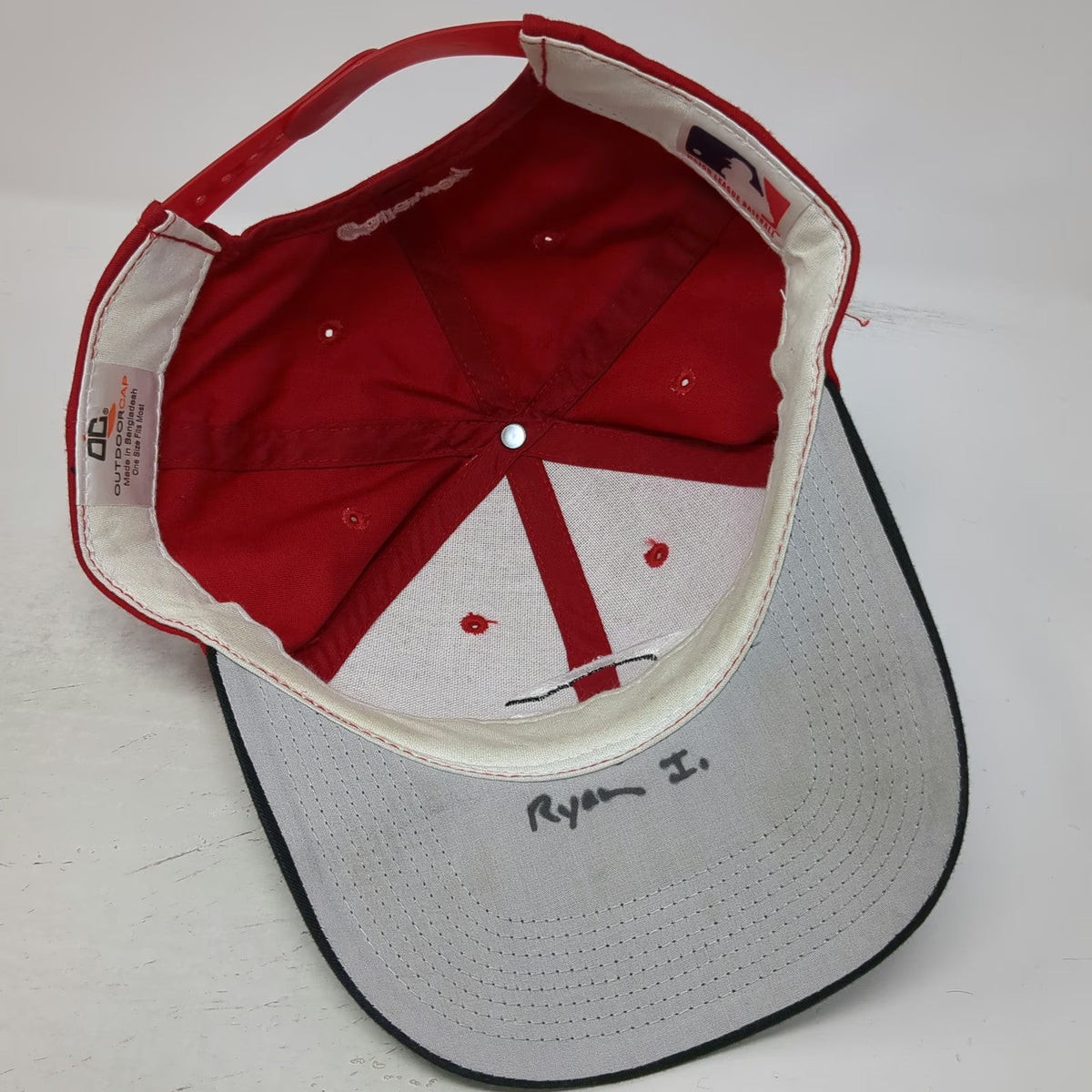 Cincinnati Reds MLB Outdoor Cap Snapback Hat Red Black One Size Callaway Golf