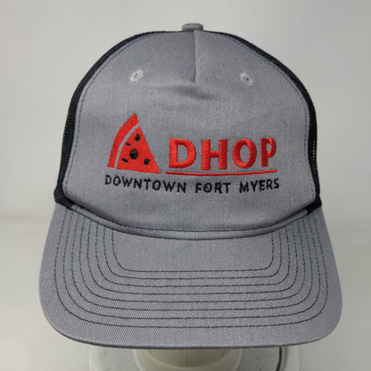 DHOP Downtown Fort Myers Snapback Mesh Back Trucker Hat Gray One Size