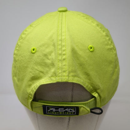 Ahead Baseball Cap Green One Size Lightweight Cotton Strapback Logo Patch Hat