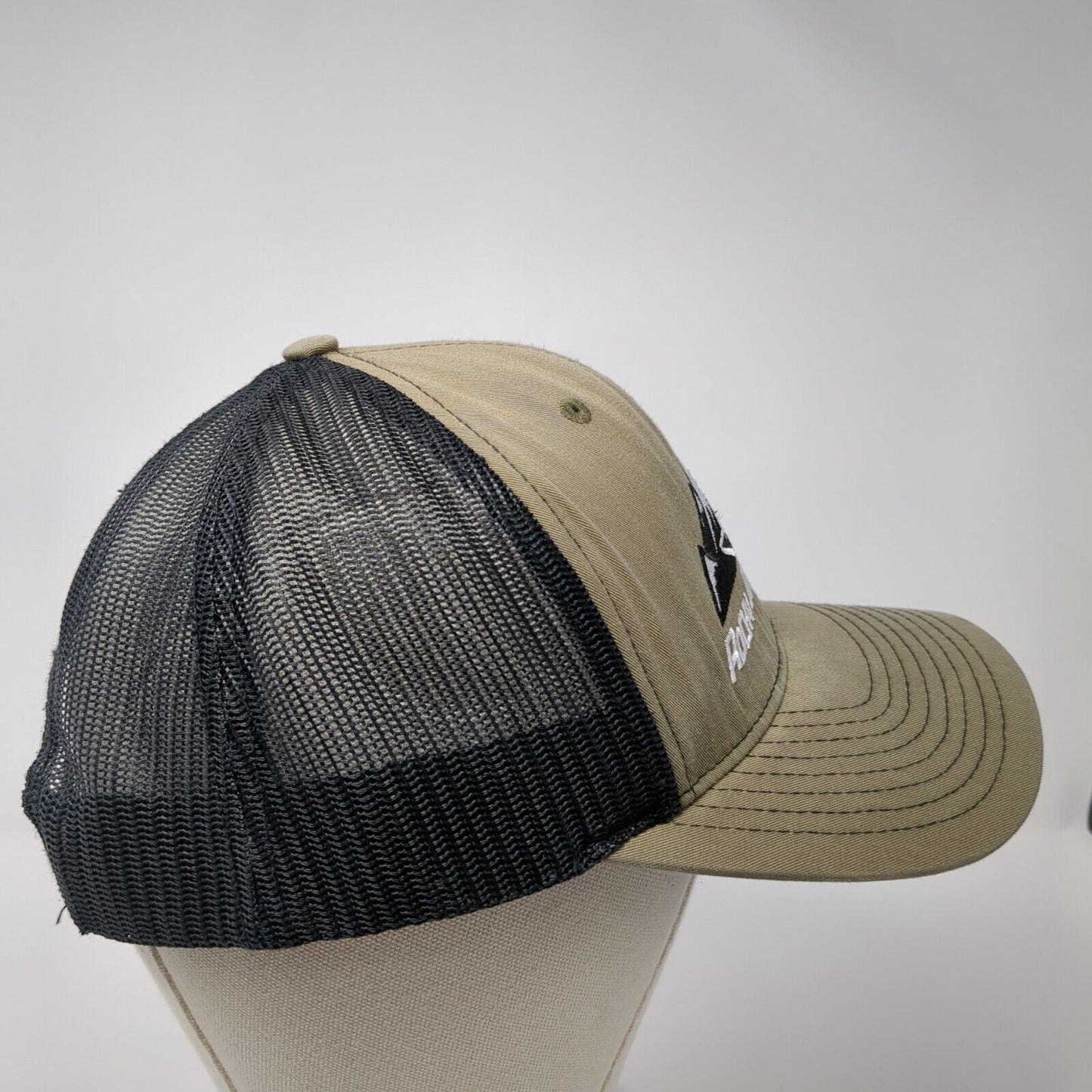 Rocky Mountain Jet Snapback Trucker Hat Brown One Size Mesh Back Outdoor