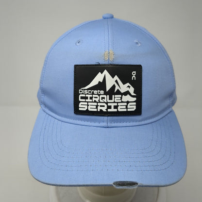 Discrete Cirque Series Patch Snapback Hat Blue One Size Adjustable