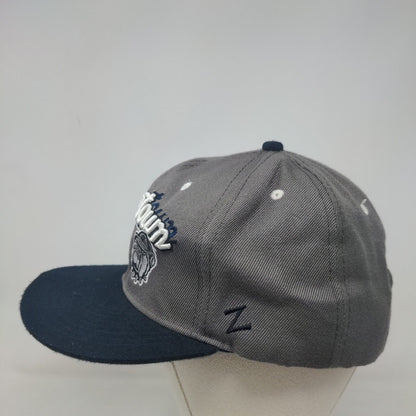 Zephyr Men's Slideback Hat Gray Georgetown Hoyas Bulldog Embroidered Logo