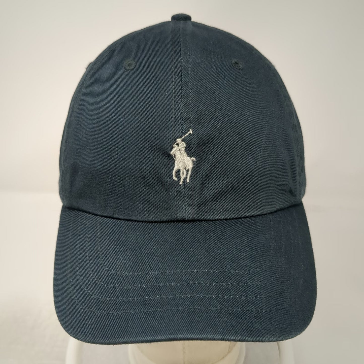 Polo Ralph Lauren Blue Baseball Cap One Size Adjustable Pony Logo Chino Hat