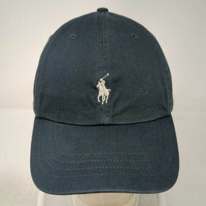 Polo Ralph Lauren Blue Baseball Cap One Size Adjustable Pony Logo Chino Hat