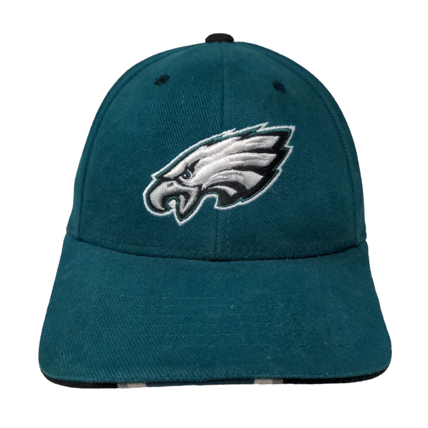 NFL Men's Strapback Hat Green OSFM Philadelphia Eagles Embroidered Logo