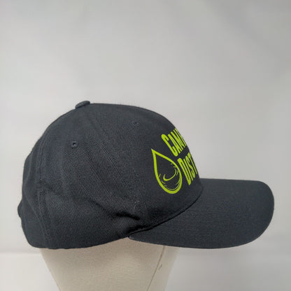 Campo & Poole Distributing Adult Strapback Hat Black One Size Pacific Headwear