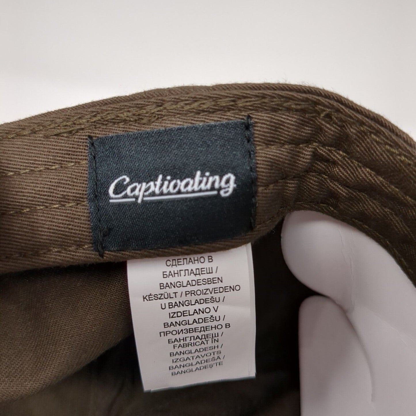 Cowboys Wyoming Slideback Hat Brown OSFA Embroidered Captivating W/Tags