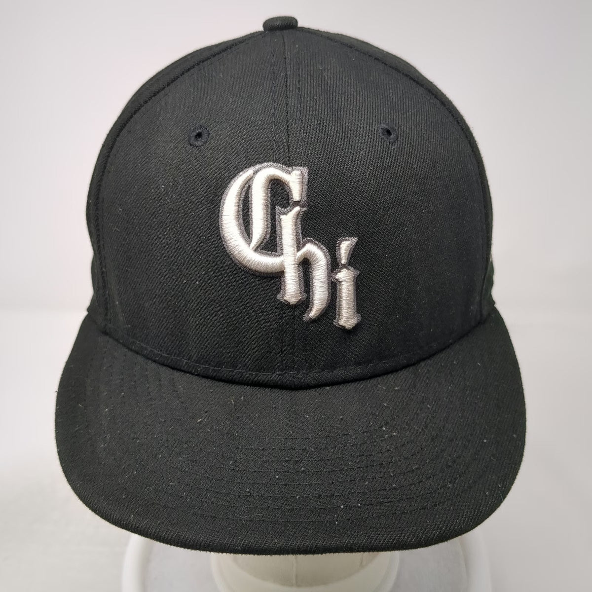 New Era Chicago White Sox MLB Snapback Hat Black One Size 9FIFTY Chi Flat Brim