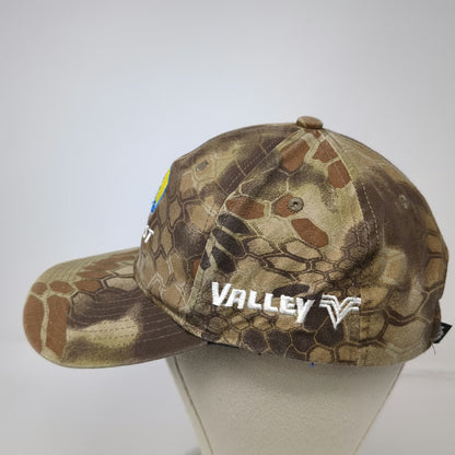 Port Authority Baseball Cap Brown One Size Interwest Valley Camo Hat Strapback