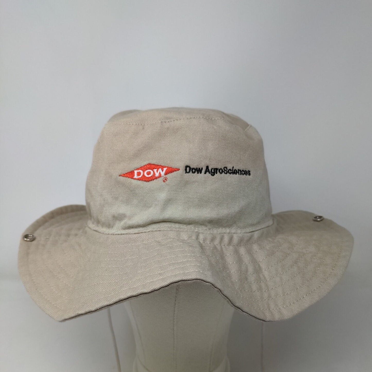 Dow Agro Sciences Boonie Hat Tan One Size Embroidered Chin Strap