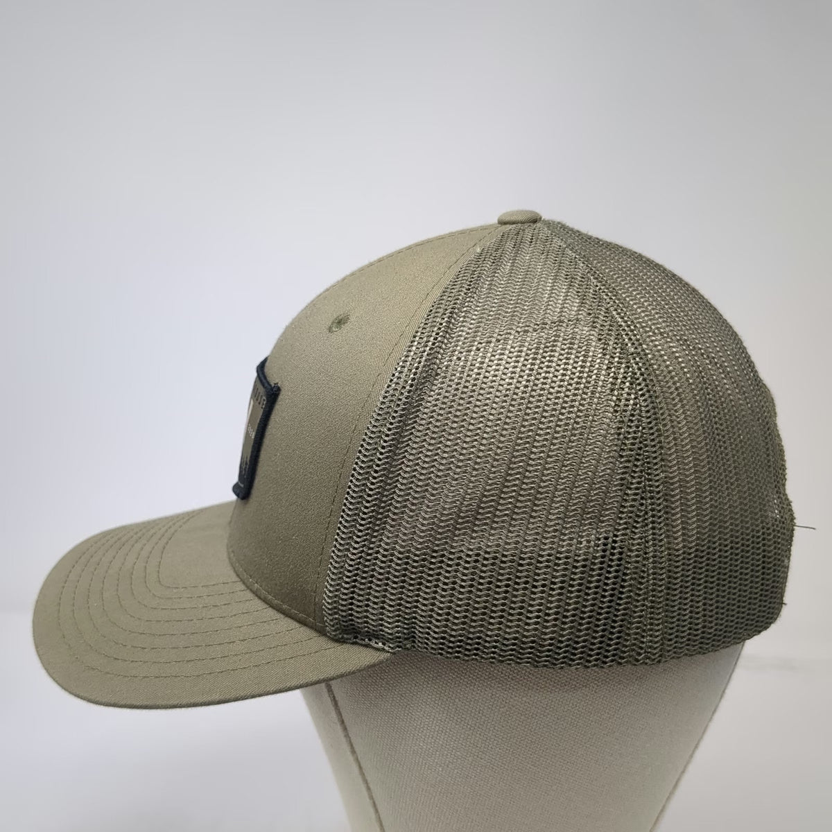 Richardson Trucker Hat Green One Size Hunters Warehouse HW Mesh Snapback Patch