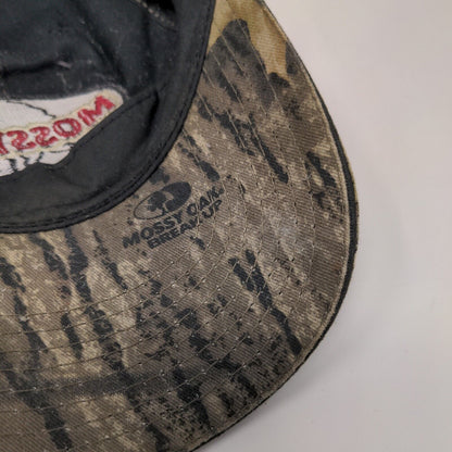 Mossy Oak Men's Slideback Camo Hat Embroidered Spell Out Logo