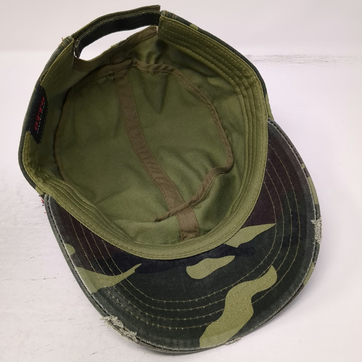 Boise State Broncos NCAA OTTO Army Cap Green Orange One Size Camo Rhinestone Hat