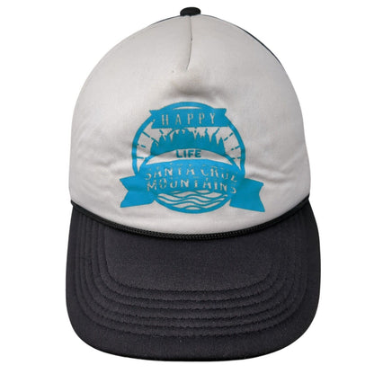 Happy Life Santa Cruz Mountains Rope Trucker Hat Multi One Size Mesh Back