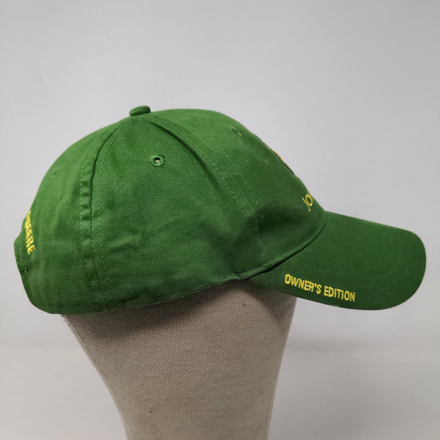 Cary Francis Group Men's Slideback Hat Green OSFA Embroidered John Deere Logo