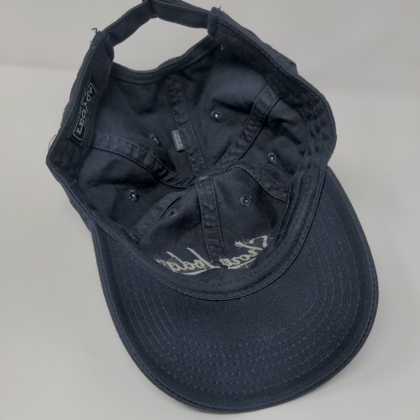 Shore Lodge Mscall Idaho Slideback Hat Blue OSFA Adjustable Embroidered Legacy