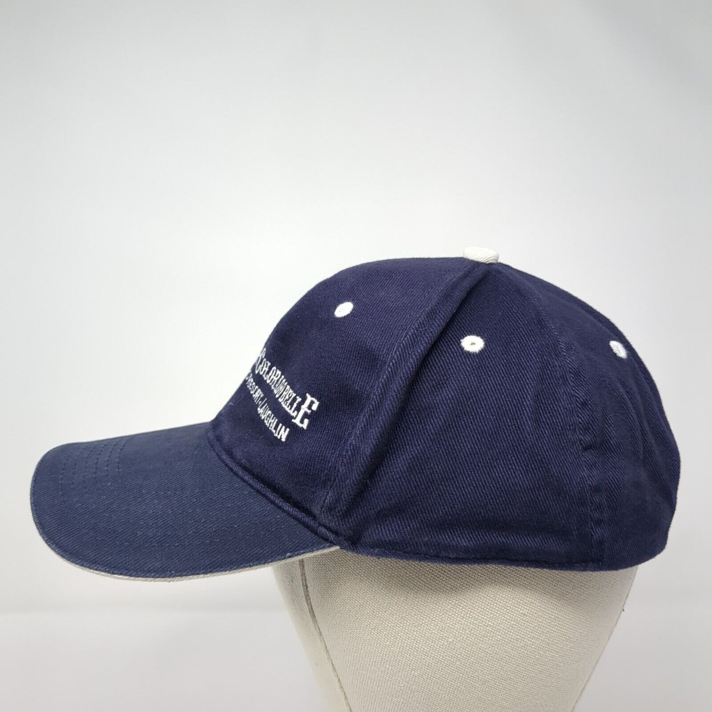 Edge Water Colorado Belle Hotel Casino Resort Laughlin Slideback Hat Blue OS