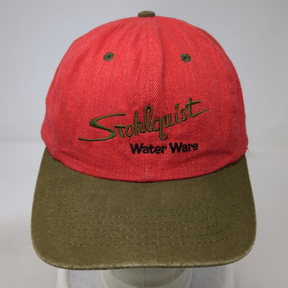 SCI Stohlquist Water Ware Two Tone Baseball Cap Red Green One Size Strapback Hat
