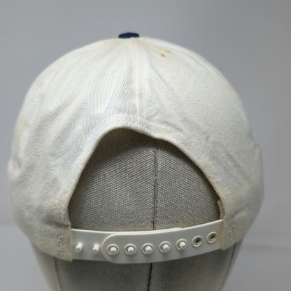 Twins Enterprise 1999 World Series MLB Snapback Hat White Blue OS Gray Vintage