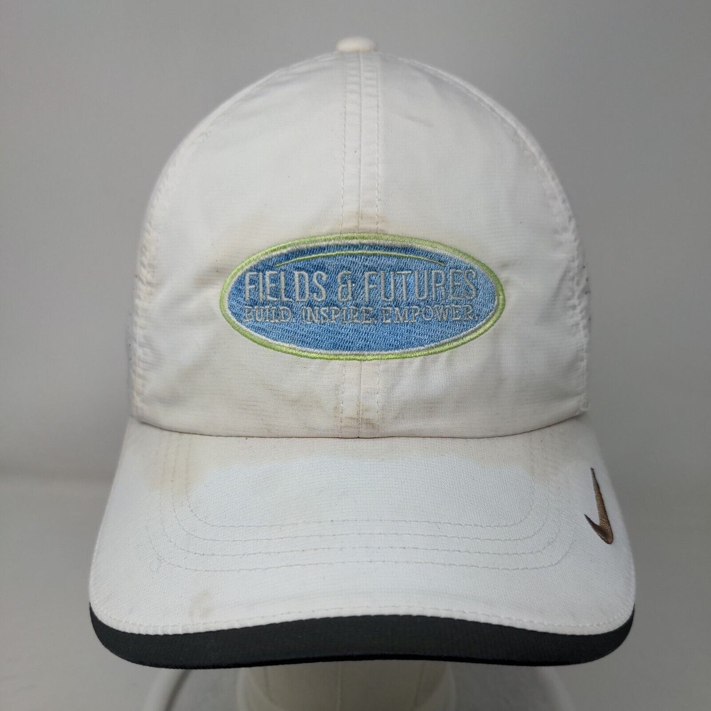 Nike Golf Fields & Futures Build Inspire Empower Strapback Hat White One Size