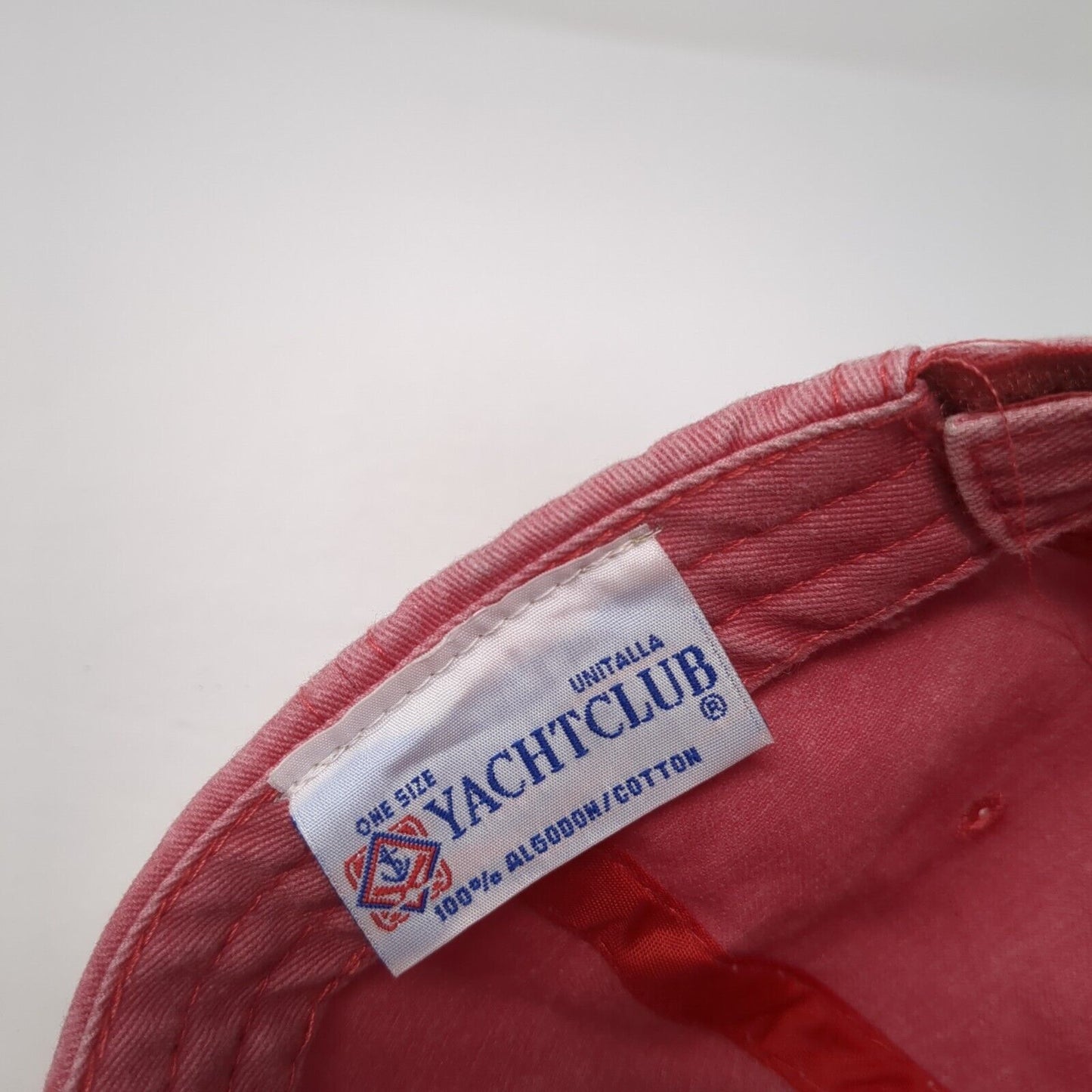 Puerto Vallarta MX Strapback Hat Red One Size Adjustable Yacht Club