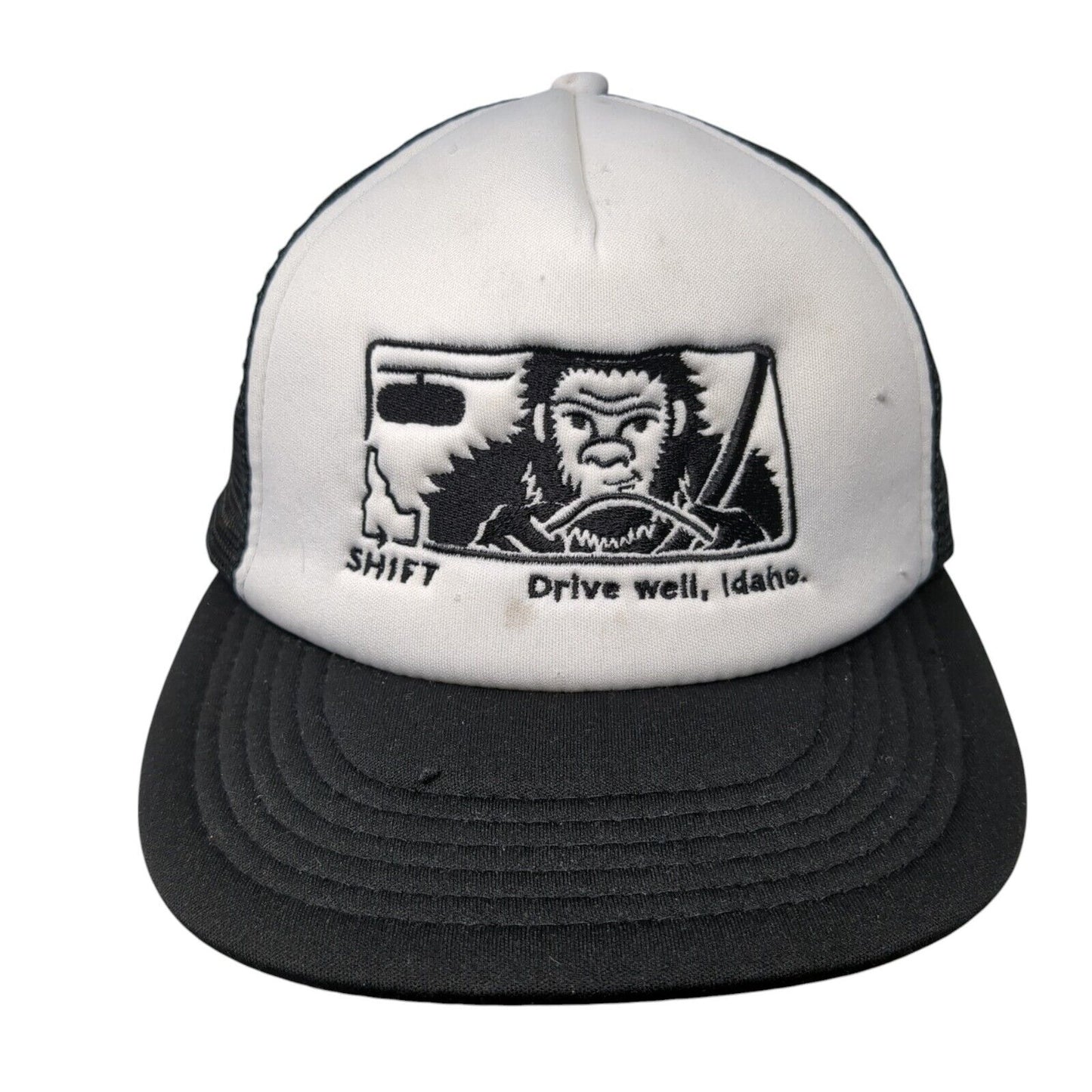 SHIFT Drive Well, Idaho Mesh Back Trucker Hat Black One Size District