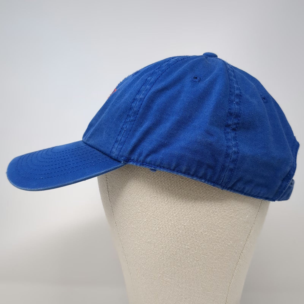 KNP Tulare California CA Blue One Size Baseball Cap Hat Red Slideback Strap