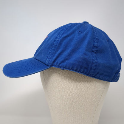 KNP Tulare California CA Blue One Size Baseball Cap Hat Red Slideback Strap