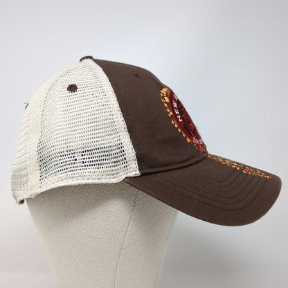 New Belgium Trucker Hat Brown White One Size Mesh Snapback Fat Tire Bicycle Logo