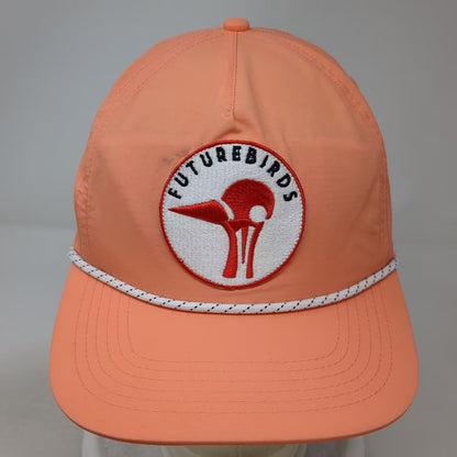 Futurebirds Trucker Orange OS Rope Embroidered Patch Adjustable Unstructured Hat