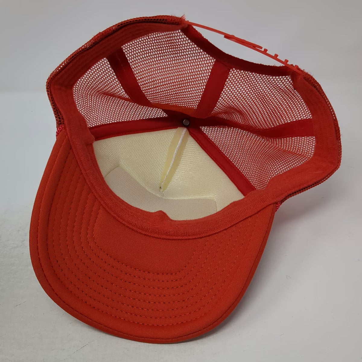 Orange Trucker Hat One Size Balls Deep Baseball Team Mesh Back Rope Snapback