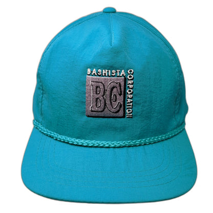 Yupoong 5 Panel Blue One Size Nylon Rope Snapback Bashista Corporation BC Hat