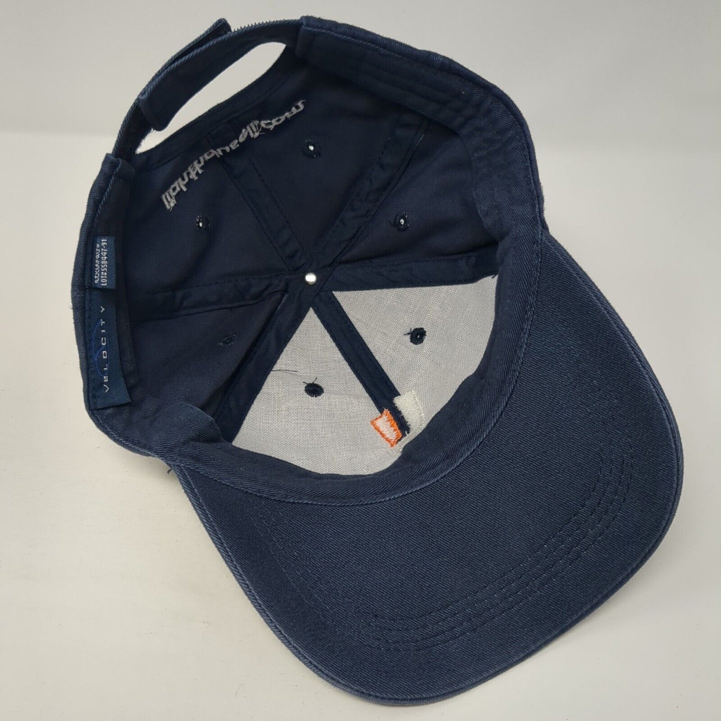 The Lighthouse Strapback Baseball Cap Blue OS Adjustable Embroidered Velocity