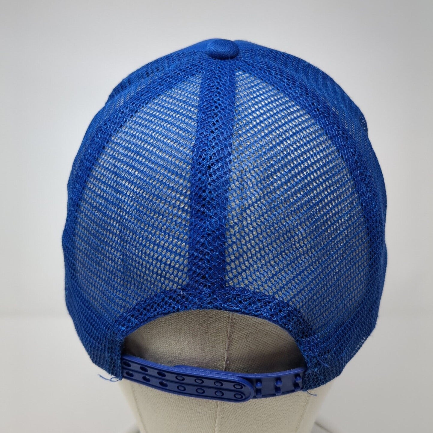 Farmington Parks Snapback Rope Trucker Hat Blue One Size Mesh Back