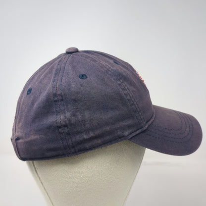 Aksels Baseball Cap Blue One Size Flower Logo Slideback Hat Red Yellow White