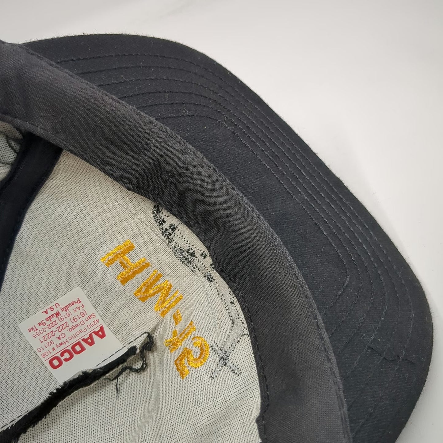 AADCO 5 Panel Black One Size Snapback HM-15 Blackhawks Helicopter Navy Hat Gear
