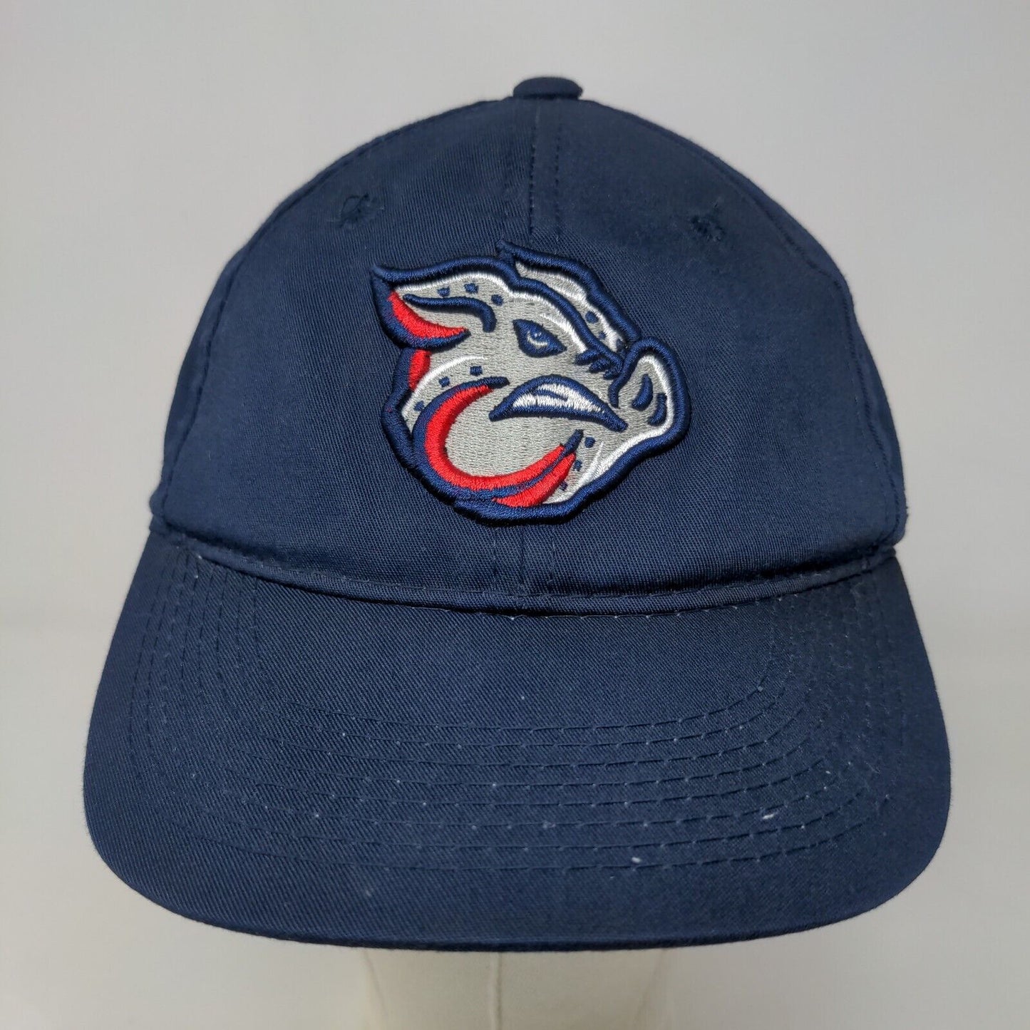 OC Sports Boy's Strapback Hat Blue Lehigh Valley Iron Pigs Embroidered Logo